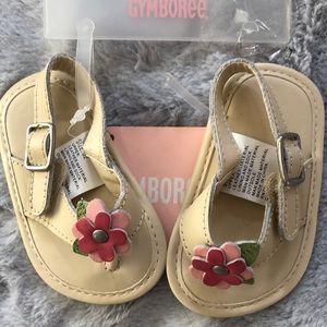 NWT Gymboree Tan Crib Shoes Size 2
